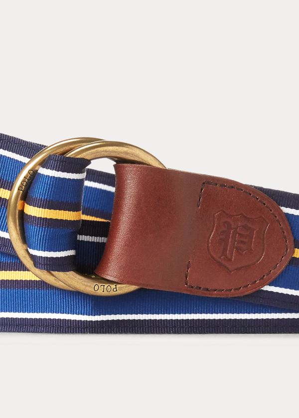 Polo Ralph Lauren Grosgrain O-Ring Bælte Herre Danmark (EDAMR7298)